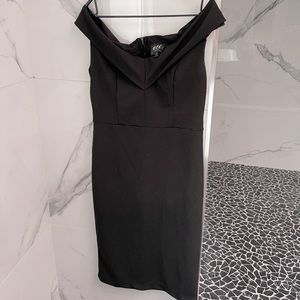 Black Off the Shoulder Dress